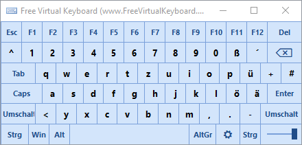 Kostenlose Virtuelle Tastatur